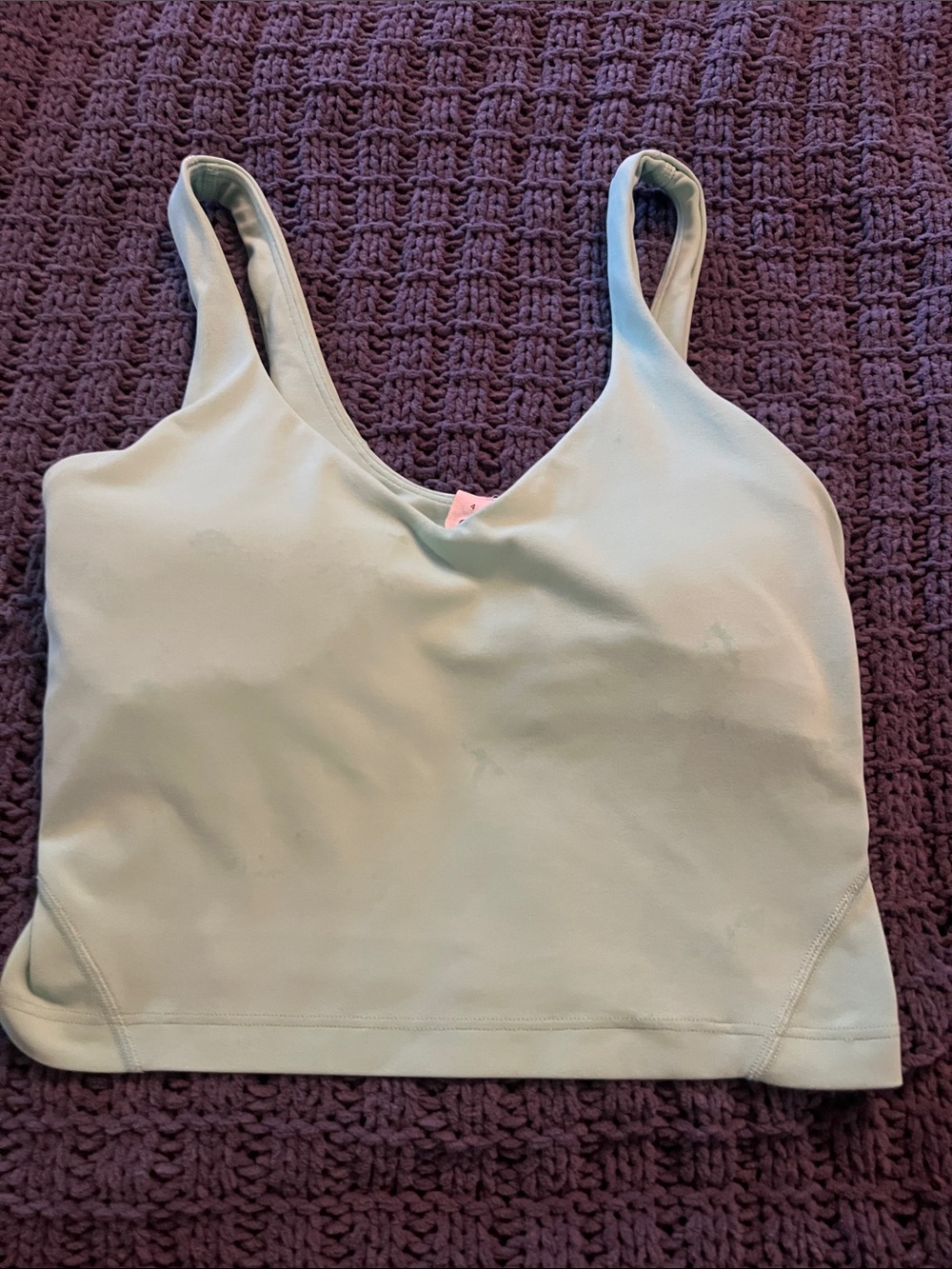 lululemon athletica sage green sports bra